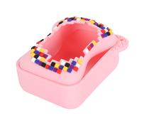 Funda de silicona rosa para Bitzee Mascota Digital 8,2 x 7,5 cm