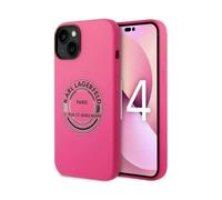 Funda de silicona RSG Karl Lagerfeld, rosa - iPhone 14 Plus