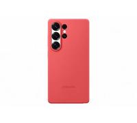 Funda de silicona Samsung EF-PS938 para Galaxy S25 Ultra, funda protectora de silicona, a prueba de golpes, fina y con buen agarre, color rojo