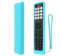 Funda de Silicona Solo para Hisense Original TV Mando 4EN2J36H EN2F36H ERF2S36H EN2D36H ERF2N36H, Antideslizante Funda Protector Compatible con Hisense VIDAA TV (Azul, Brillan en la Oscuridad)