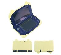 Funda de silicona suave al tacto para 3DS LL XL con construcción sin costuras y funcional para todos los botones y puertos (amarillo)