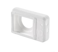 Funda de silicona suave al tacto para cámara KODAK PIXPRO FZ55 que ofrece una cobertura constante e integridad funcional (blanco)