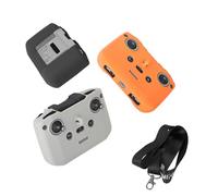 Funda de silicona suave con cordón para DJI NEO/Mini4Pro, funda de silicona suave RC-N3/2/1, funda protectora para accesorios de drones NEO/Mini4Pro (gris)