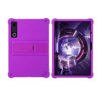 Funda de Silicona Suave con Pie de Apoyo Ajustable for Lenovo Y900 11 2026 | Cobertura total, esquinas reforzadas, anti-golpes y anti-caídas. Funda silicona monobloque(Purple)