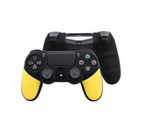 Funda de silicona suave de color negro y amarillo para el mando Sony PlayStation Dualshock 4 PS4 DS4 Pro Slim