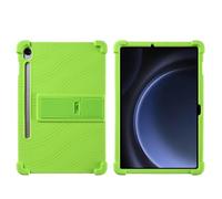 Funda de Silicona Suave for Tableta con Soporte Adecuada for Samsung Galaxy Tab S10 FE 10,9 Pulgadas SM-X520 X526B 2025 4 Funda de Airbags a Prueba de Golpes(Green)