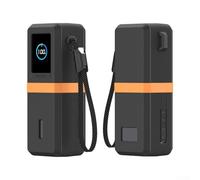 Funda de silicona suave para Anker A1695 165 W para cargador de batería, protector de parachoques que absorbe los golpes, funda antiarañazos, kit portátil (negro)