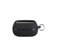 Funda de silicona suave para auriculares inalámbricos JBL LIVE BUDS 4, ultra delgada, antiarañazos, antipérdida, con hebilla redonda para LIVE BUDS 4, accesorios de auriculares (negro)