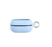 Funda de silicona suave para auriculares inalámbricos JBL LIVE BUDS 4, ultra delgada, antiarañazos, antipérdida, con hebilla redonda para LIVE BUDS 4, accesorios de auriculares (azul cielo)
