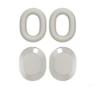 Funda de silicona suave para auriculares inalámbricos Sony WH-1000XM6 - Protector de piel a prueba de sudor contra la humedad y el polvo - Ajuste seguro para uso en viajes de entrenamiento (gris)