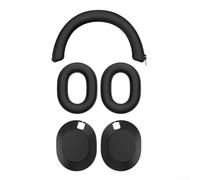 Funda de silicona suave para auriculares Sony WH1000XM6, mayor comodidad y protección durante los entrenamientos (negro)