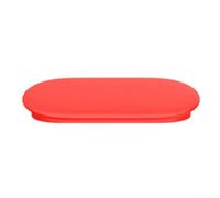 Funda de silicona suave para Google Tv Streamer 4k 2024 Carcasa protectora antideslizante con acceso completo a todas las interfaces Acabado blanco (rojo)