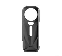 Funda de silicona suave para Insta360 X5 - Funda protectora con absorción de golpes para cámara de acción - Protector de piel negro para viajes y deportes al aire libre - 5,6 x 13,5 x 4,8 cm