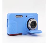 Funda de silicona suave para Kodak Pixpro FZ55, Funda protectora con protección de lente, piel a prueba de golpes (azul)