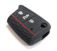 Funda de silicona suave para llave de coche Volkswagen Bora Golf 7