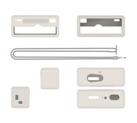 Funda de silicona suave para llavero CHARMERA para cámara digital, funda protectora con cordón para rayar, gris, 5 7/8