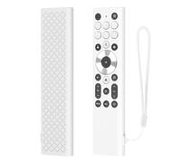 Funda de Silicona Suave para Mando a Distancia Compatible con Hisense Class A7 U8 Series LCD 4K para Google TV 100U88N 85U88N, TV Mando a Distancia Manga Shell Holder(Case Only) (Blanco)