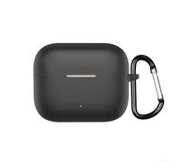 Funda de silicona suave para Motorola para moto Buds Plus, ligera, resistente a los golpes, para accesorios de viaje al aire libre, color blanco (negro)