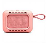 Funda de silicona suave para protección contra caídas JBL GO 5 (rosa + gancho)