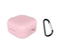 Funda de silicona suave para Samsung Buds 4 Pro - Parachoques antigolpes - para bolsa protectora Slim Fit - Fácil carga para acceso - Esencial para senderismo al aire libre - Azul (rosa)
