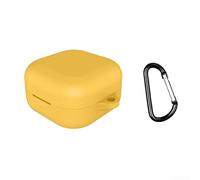 Funda de silicona suave para Samsung Buds 4 Pro - Parachoques antigolpes - para bolsa protectora Slim Fit - Fácil carga para el acceso - Esencial para senderismo al aire libre - Azul (amarillo)