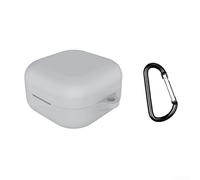 Funda de silicona suave para Samsung Buds 4 Pro - Parachoques antigolpes - para bolsa protectora Slim Fit - Fácil carga para acceso - Esencial para senderismo al aire libre - Azul (gris)