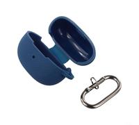 Funda de silicona suave para Shokz Open Dots One con rasgos a prueba de golpes y sudor en tono azul para estilos de vida activos (azul)
