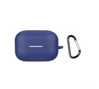 Funda de silicona suave para Sony LinkBuds Clip WF-LC900 - Cubierta de goma con agarre antiagarre para deportes - Rojo (Azul oscuro)