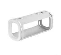 Funda de silicona suave para Sony para altavoz portátil ULT Field 5 (blanco | Silicona a prueba de golpes, evita caídas y arañazos, elegante acabado negro, puerto preciso para acceso, transporte ligero