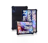 Funda de silicona suave para tablet Teclast T65 Max de 13 pulgadas, con soporte antideslizante, a prueba de golpes y caídas, color negro