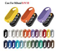 Funda de Silicona Suave para Xiaomi Band 10 9 8 NFC, Protector de Pantalla Elástico para Xiaomi Mi Band 8 9 10 Water Green For Miband 8 9 10