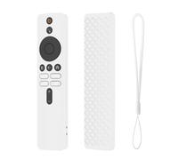 Funda de silicona suave para Xiaomi Mi TV Box S de 2ª generación, a prueba de golpes, funda protectora para mando a distancia Mi TV Stick (blanco)