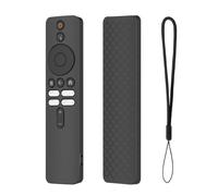 Funda de silicona suave para Xiaomi Mi TV Box S de 2ª generación, a prueba de golpes, funda protectora para control remoto Mi TV Stick, repuesto (negro)