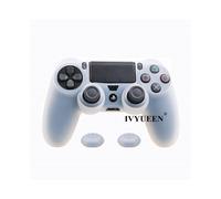 Funda de silicona suave transparente para el control Sony PlayStation Dualshock 4 PS4 DS4 Pro Slim.