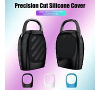 Funda de silicona SUSUchens para JBL Clip5 - Resistente a golpes y caídas, funda para altavoz Bluetooth portátil con soporte, color azul lago