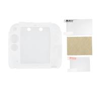 Funda de Silicona Transparente para 2DS con Protecci¨®n de Pantalla, Dise?o ¨®mico, Claridad HD y Acceso R¨¢Pido a Botones