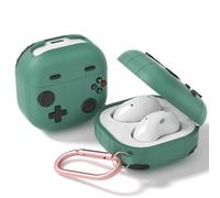 Funda de silicona XMBYGY con llavero para Samsung Galaxy Buds Pro, Galaxy Buds Live (GPadgreen)