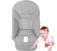 Funda de silla alta para bebé, cojín transpirable para silla alta, cómodo cojín de asiento para silla de comedor de bebé, fundas de repuesto para Peg-Perego Siesta-Zero 3 (gris claro)