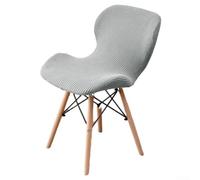 Funda de silla de mariposa de forro polar de alta elasticidad para funda protectora extraíble y lavable en diseño de sombra gris claro (gris claro)