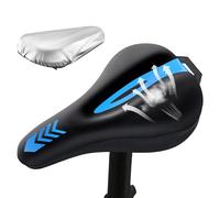 Funda de Sillín de Bicicleta,Cubreasiento con Acolchado Extra y Protección Impermeable - Reemplazo Silicona Transpirable Absorbente,para Ciclismo Unisex Adultos Y Ninos Cruiser