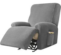 Funda de Sillón Reclinable Relax de 4 Pieza, Fundas De Butacas Relax Reclinable Universal Ajustables, Universal Funda Sofa Reclinable 1 plaza, Impermeable Protector de Sillón Reclinable ( Color : #82