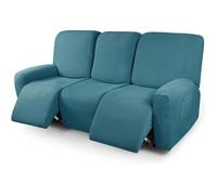 Funda de Sillon Relax Reclinable 4/6/8 Piezas, Elástica Jacquard Fundas de Sofá 1/2/3 Plaza con Bolsillos Laterales, Extraíbles y Lavables Antideslizante Fundas para Sillón Reclinable Relax ( Color :