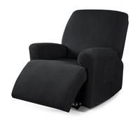 Funda de Sillon Relax Reclinable 4/6/8 Piezas, Elástica Jacquard Fundas de Sofá 1/2/3 Plaza con Bolsillos Laterales, Extraíbles y Lavables Antideslizante Fundas para Sillón Reclinable Relax ( Color :