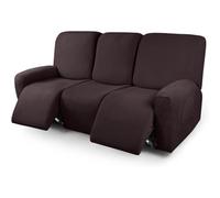 Funda de Sillon Relax Reclinable 4/6/8 Piezas, Elástica Jacquard Fundas de Sofá 1/2/3 Plaza con Bolsillos Laterales, Extraíbles y Lavables Antideslizante Fundas para Sillón Reclinable Relax ( Color :