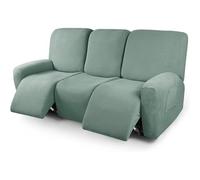 Funda de Sillon Relax Reclinable 4/6/8 Piezas, Elástica Jacquard Fundas de Sofá 1/2/3 Plaza con Bolsillos Laterales, Extraíbles y Lavables Antideslizante Fundas para Sillón Reclinable Relax ( Color :