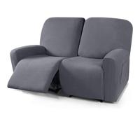 Funda de Sillon Relax Reclinable 4/6/8 Piezas, Elástica Jacquard Fundas de Sofá 1/2/3 Plaza con Bolsillos Laterales, Extraíbles y Lavables Antideslizante Fundas para Sillón Reclinable Relax ( Color :