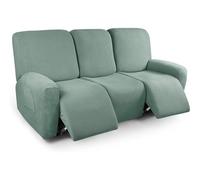Funda de Sillón Relax Reclinable Elástica 1/2/3 Plaza , Jacquard Funda Reclinable 4/6/8 Piezas con Bolsillos Laterales, Antideslizante Extraíbles y Lavables Fundas Reclinable Protector ( Color : #4 ,