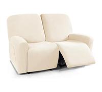 Funda de Sillón Relax Reclinable Elástica 1/2/3 Plaza , Jacquard Funda Reclinable 4/6/8 Piezas con Bolsillos Laterales, Antideslizante Extraíbles y Lavables Fundas Reclinable Protector ( Color : #6 ,