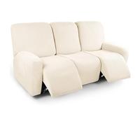 Funda de Sillón Relax Reclinable Elástica 1/2/3 Plaza , Jacquard Funda Reclinable 4/6/8 Piezas con Bolsillos Laterales, Antideslizante Extraíbles y Lavables Fundas Reclinable Protector ( Color : #6 ,