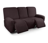 Funda de Sillón Relax Reclinable Elástica 1/2/3 Plaza , Jacquard Funda Reclinable 4/6/8 Piezas con Bolsillos Laterales, Antideslizante Extraíbles y Lavables Fundas Reclinable Protector ( Color : #8 ,
